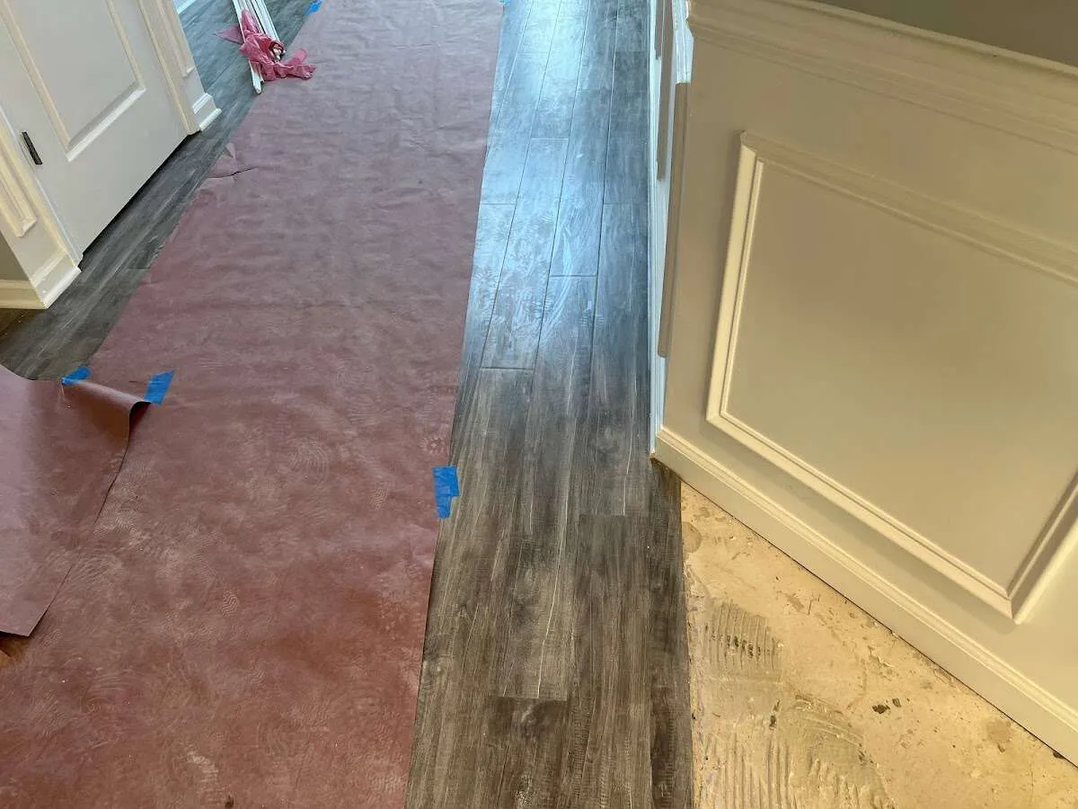 Completed marble shower restoration in Decatur